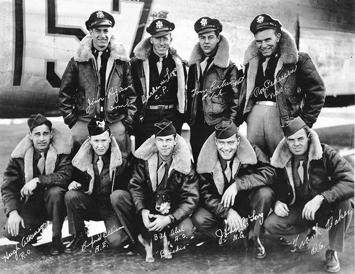 lonesome lady crew of a B-24J-175