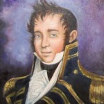 portrait of Captain James Lawrence by artist Jennifer King