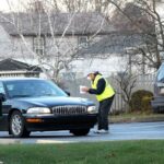 Ed Petrus, LCHS President directing traffic