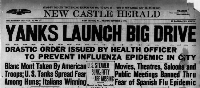 nc news october 4, 1918 influenza epidemic