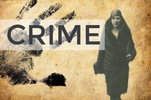 photo of women and the word crime