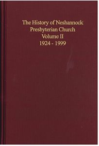 book cover history of neshannock presbyterian church volume II 1924 to 1999