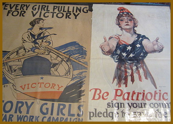 photo of WWI posters