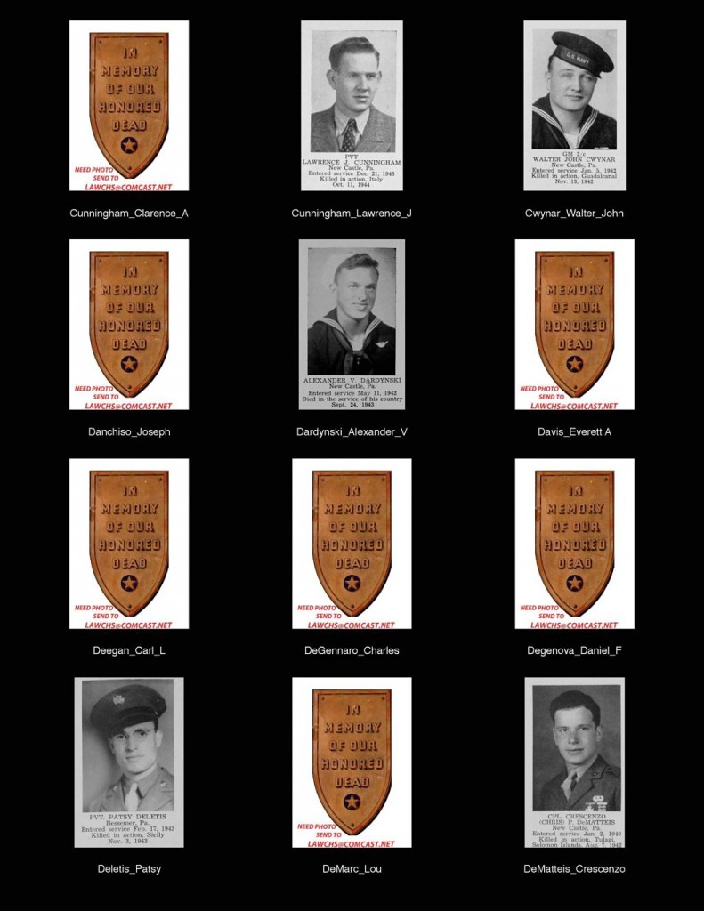 wwii role of honor Names A-D