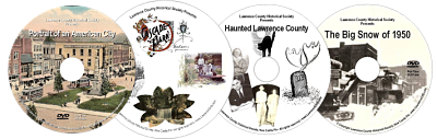 logo for our 4 pack of DVDs by Lawrence County Historical Society