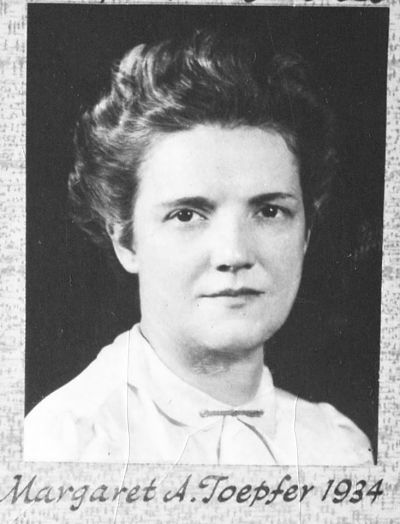 photo of lawyer margaret toepfer circa 1934