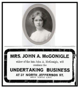 photo of elizabeth mcgonigle circa 1907