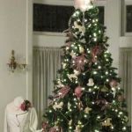 photo of victorian decorated christmas tree