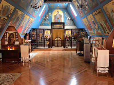 photo of chapel at the ellwood city Orthodox Monastery of the Transfiguration