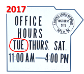 our 2017 office hours sign