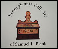 book cover for pennsylvania folk art of samuel plank