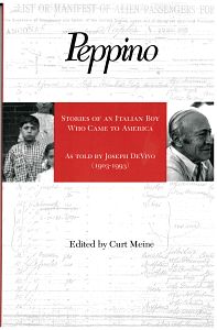 cover of book peppino as told by joseph devivo and edited by curt meine