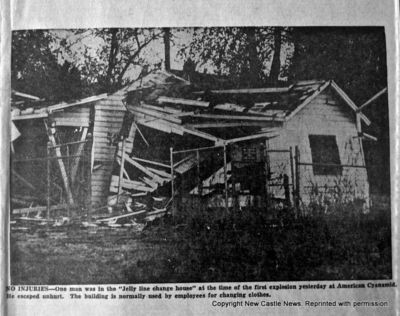 jelly line change house showing severe damage