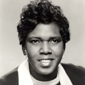 photo of Rep Barbara Jordan circa 1970s