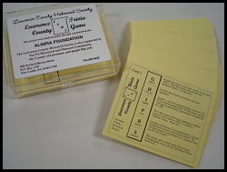 photo of trivia cards