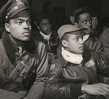 photo of some tuskegee airmen from world war 2