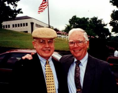 Admirals James Eckelberger and Robert Shumaker