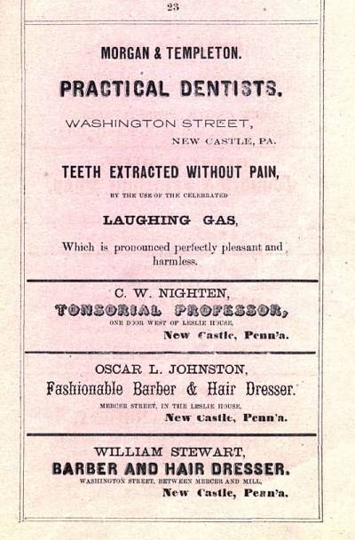 1866 adverts by three black businessmen