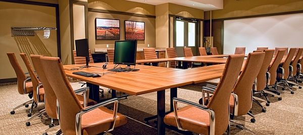 photo of a conference table