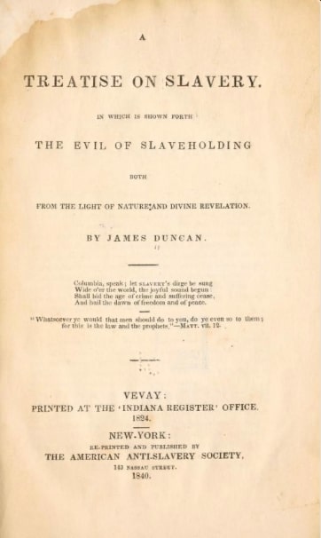 duncans treatise on slavery document