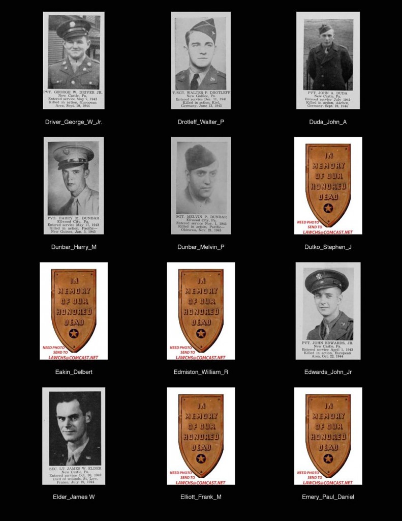 wwii role of honor Names D-G
