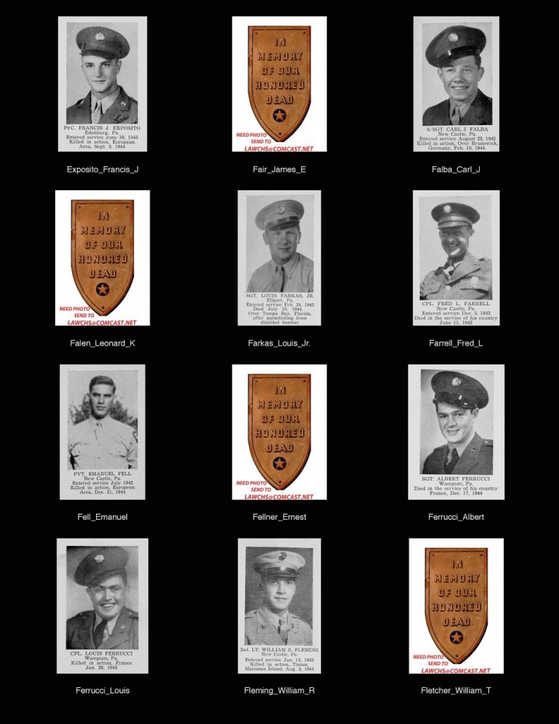 wwii role of honor Names D-G
