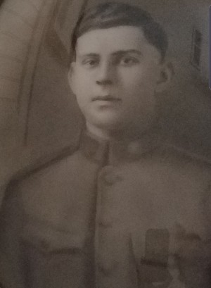 photo of raymond lamm, world war one