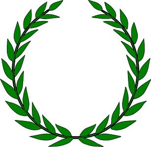 laurel wreath symbol for award