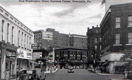 East Washington Street in New Castle PA