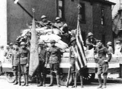 Army veterans of WWI in the 1920's