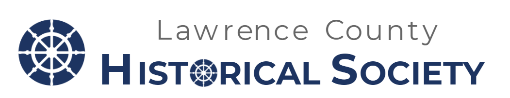 logo for lawrence county historical society in western pennsylvania